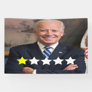 President Joe Biden Approval Rating Banner