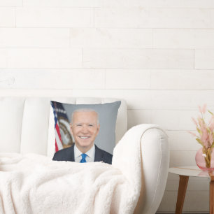 President Joe Biden Official 2021 Portrait Cushion