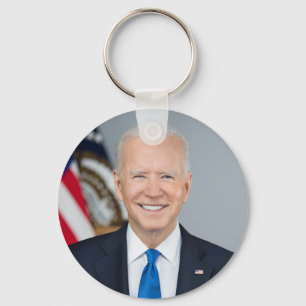 President Joe Biden Official 2021 Portrait Key Ring