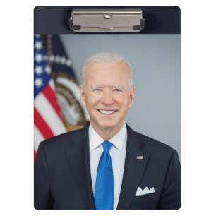 President Joe Biden White House Portrait Clipboa Clipboard