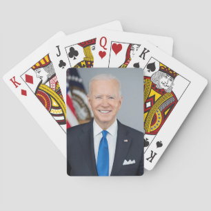 President Joe Biden White House Portrait   Playing Cards