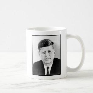President John F Kennedy Portrait Coffee Mug