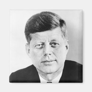 President John F Kennedy Portrait Magnet