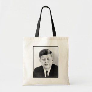 President John F Kennedy Portrait Tote Bag