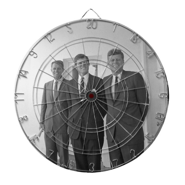 President John Kennedy & Brothers American Camelot Dartboard (Front)