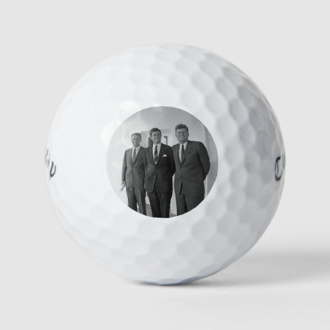 President John Kennedy & Brothers American Camelot Golf Balls (Front)