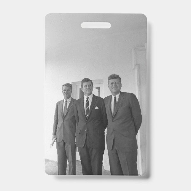 President John Kennedy & Brothers American Camelot ID Badge (Front)