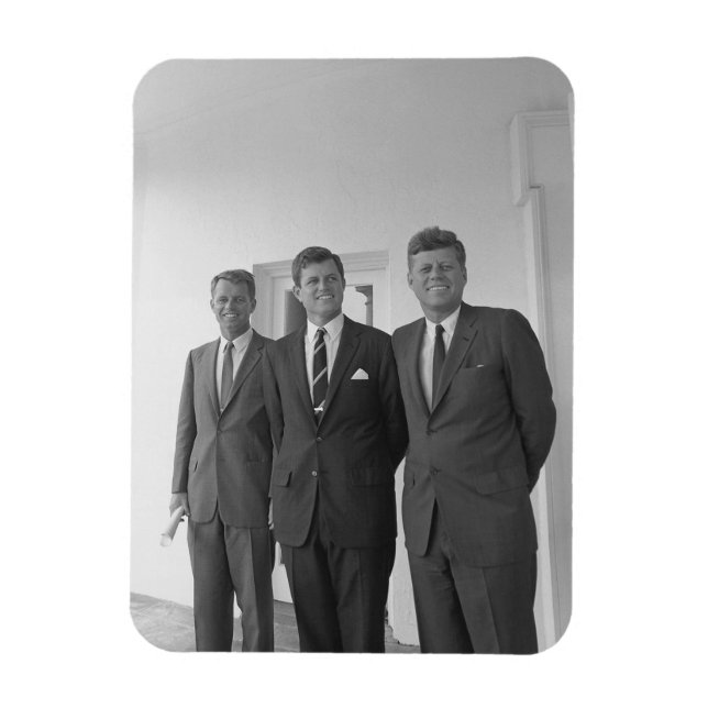 President John Kennedy & Brothers American Camelot Magnet (Vertical)