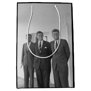 President John Kennedy & Brothers American Camelot Medium Gift Bag