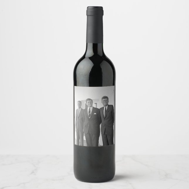 President John Kennedy & Brothers American Camelot Wine Label (Front)
