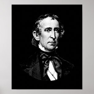 President John Tyler Graphic Poster