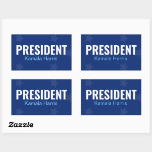 President Kamala Harris 2024 Rectangular Sticker