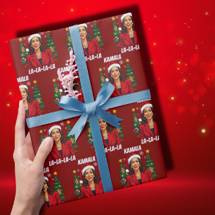 President Kamala Harris Christmas Wrapping Paper