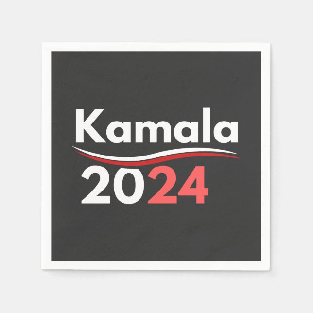 president kamala harris, president harris napkin (Front)