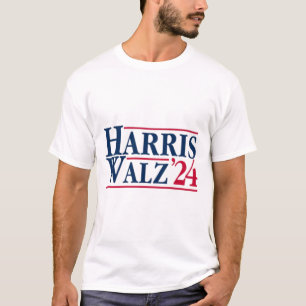 President Kamala Harris Tim Walz Vp Brat Cat Ladie T-Shirt