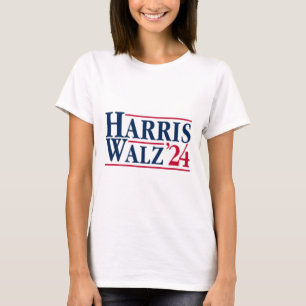 President Kamala Harris Tim Walz Vp Brat Cat Ladie T-Shirt