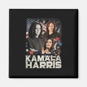 President Kamala Harris We're Not Going Back 2024  Magnet