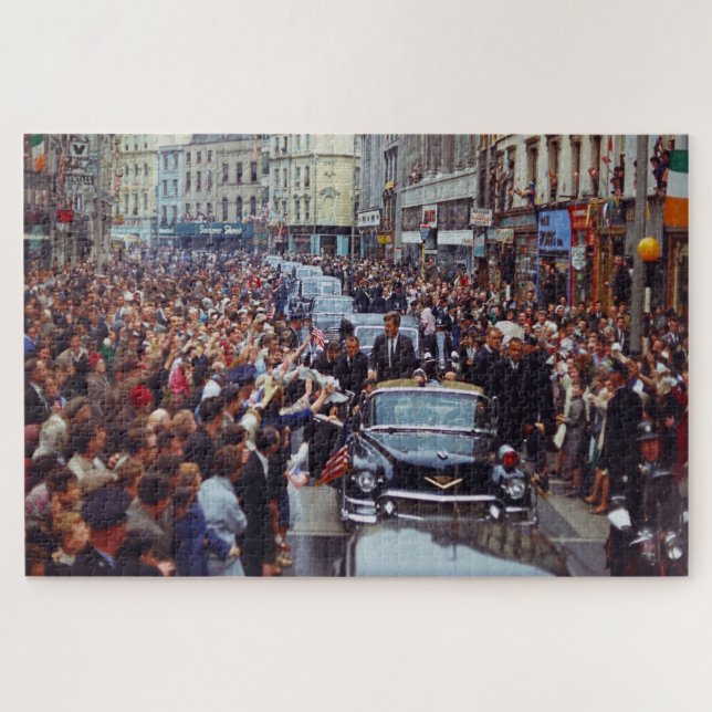President Kennedy visits Ireland. Jigsaw Puzzle (Horizontal)