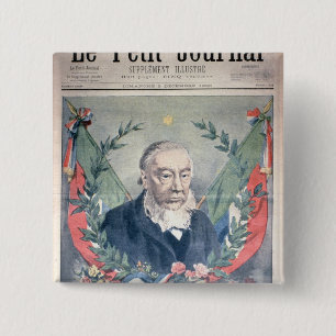 President Kruger front cover 15 Cm Square Badge