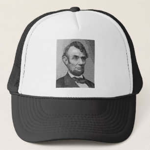 President Lincoln Render w/the Gettysburg Address Trucker Hat