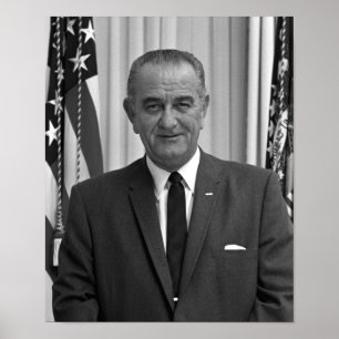 President Lyndon Johnson Poster