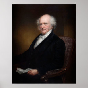 President Martin Van Buren Portrait  Poster