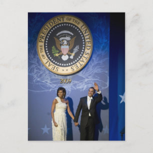 President & Mrs. Obama Postcard