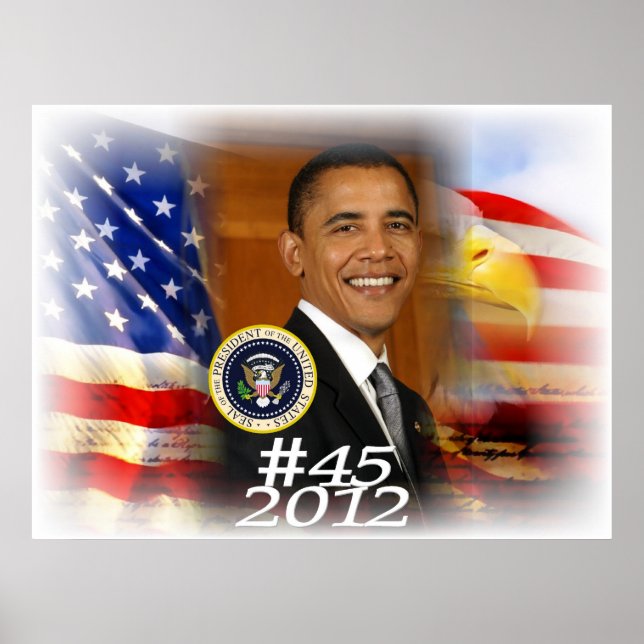 President Obama 2012 #45 Poster (Front)