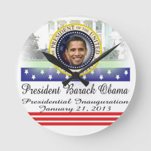 President Obama 2012 Re-election Round Clock