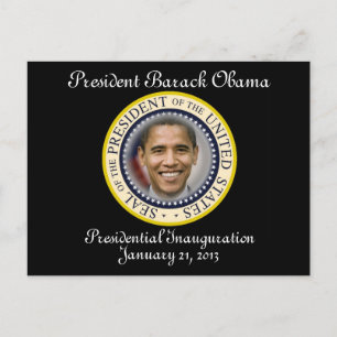 PRESIDENT OBAMA 2013 Inauguration Postcard