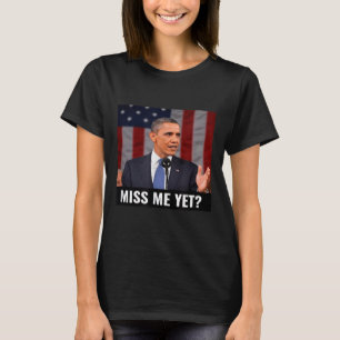 President Obama And The American Flag Funny Gift T-Shirt