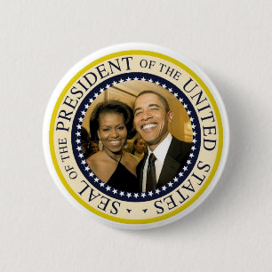 President Obama Commemorative Button