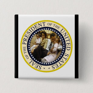 President Obama Commemorative Button