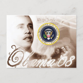 President Obama  Commemorative Inauguration Gifts Postcard