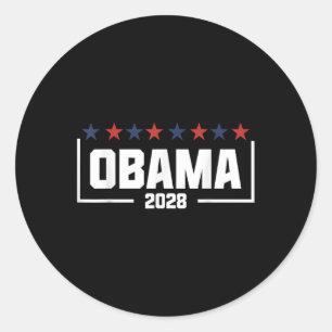 President Obama For 2028  Classic Round Sticker