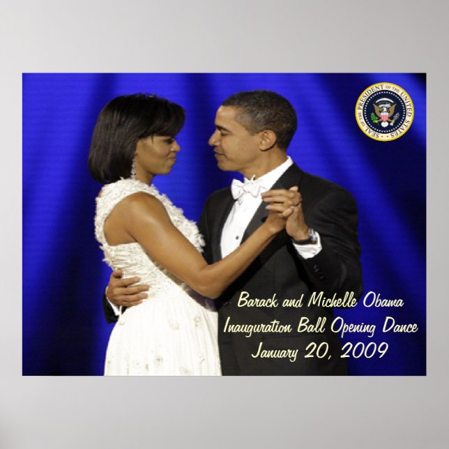 President Obama Inauguration Ball Opening Dance Poster (Front)