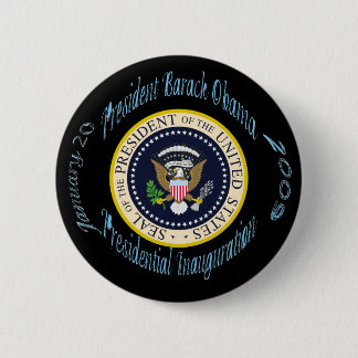 PRESIDENT OBAMA Inauguration Commemorative 6 Cm Round Badge