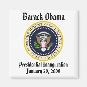 PRESIDENT OBAMA Inauguration Commemorative Magnet