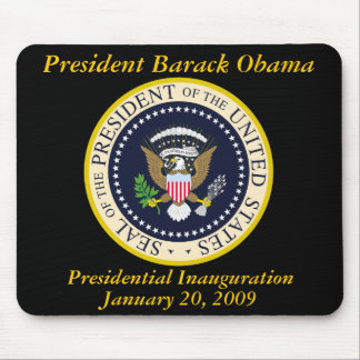 PRESIDENT OBAMA Inauguration Commemorative Mouse Pad