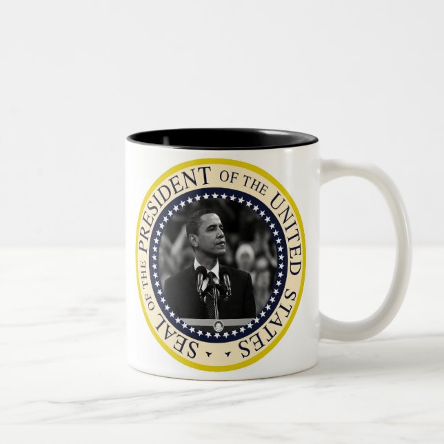 President Obama Inauguration Keepsake Two-Tone Coffee Mug (Right)