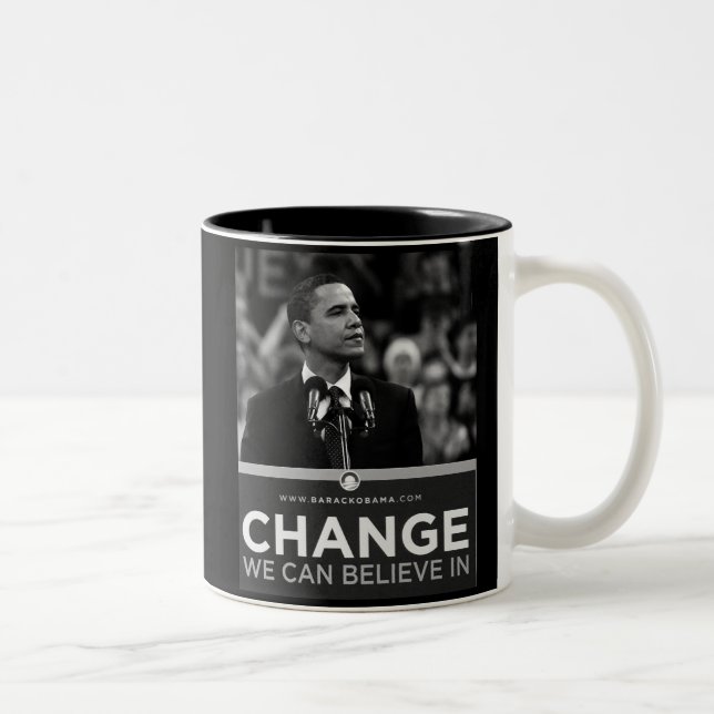 President Obama Inauguration Keepsake Two-Tone Coffee Mug (Right)