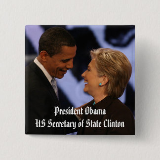 President Obama Inauguration Keepsakes 15 Cm Square Badge