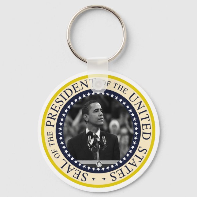President Obama Inauguration Keepsakes Key Ring (Front)