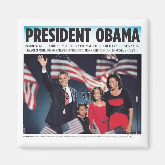 President Obama Magnet (Front)