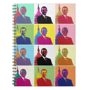 President Obama Pop Art Notebook