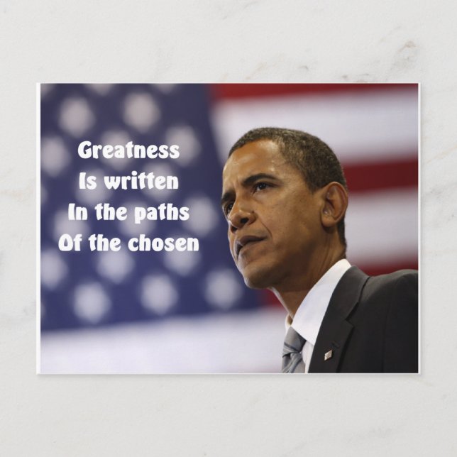 President Obama Postcard (Front)