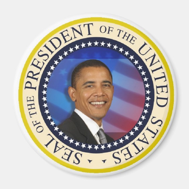 President Obama Presidential Inauguration Large 3" Magnet (Front)