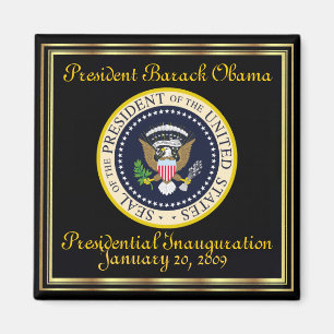 President Obama Presidential Inauguration Magnet