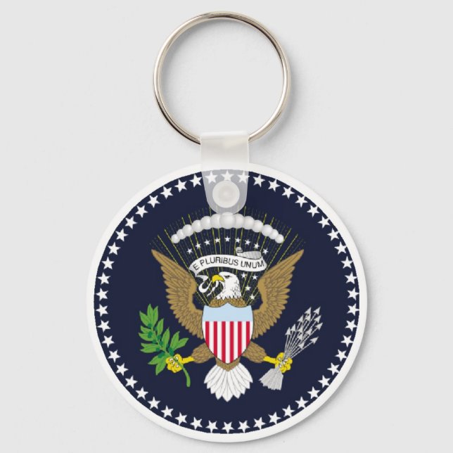President Obama Presidential Inauguration Seal Key Ring (Front)