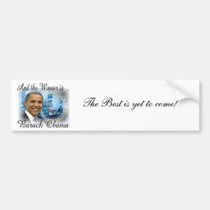 President Obama Re-election Keepsakes Bumper Sticker